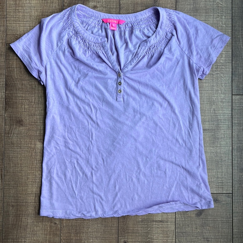 Lilly Pulitzer Lavender Shirt